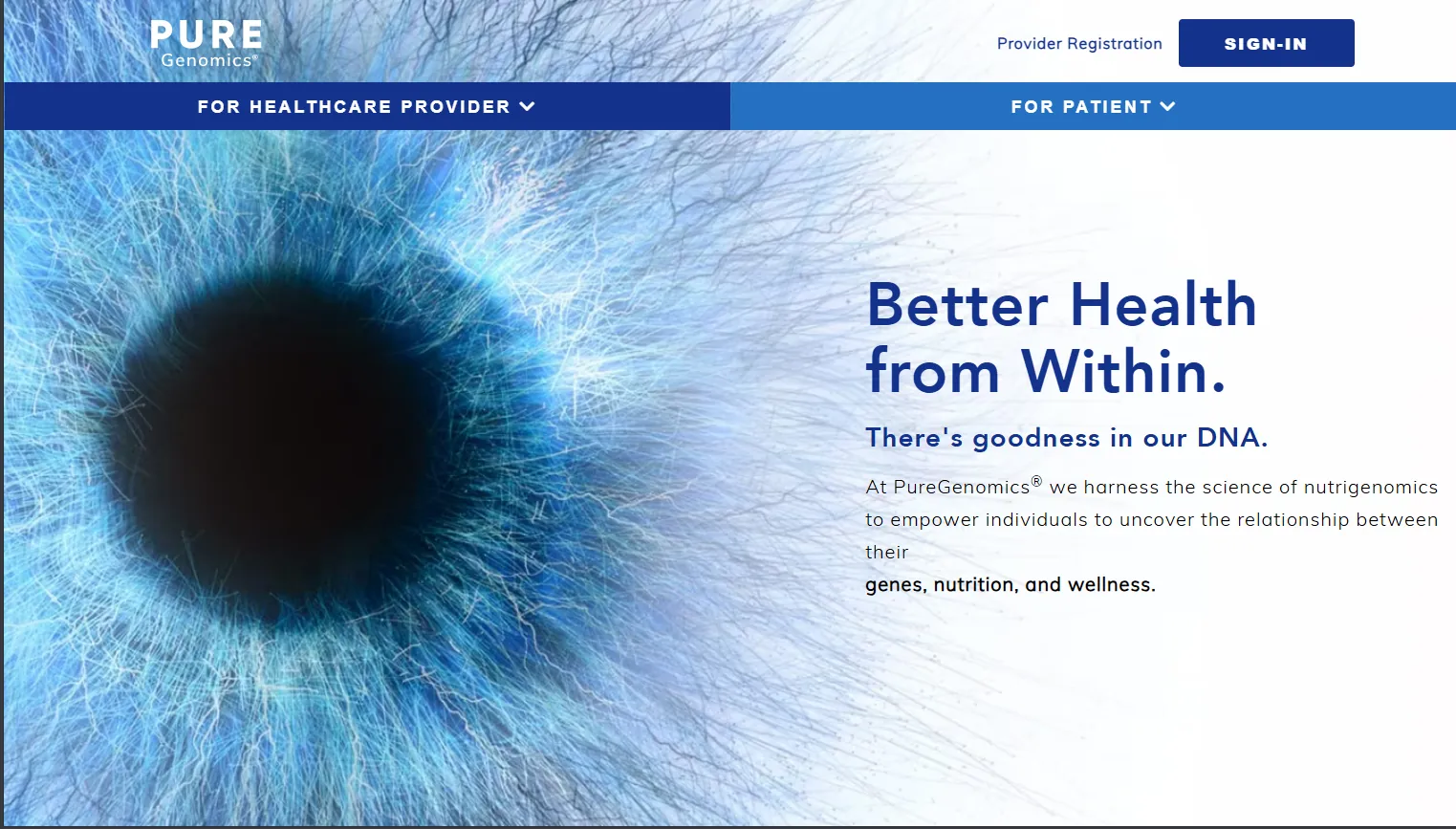 Screenshot of PureInsight™